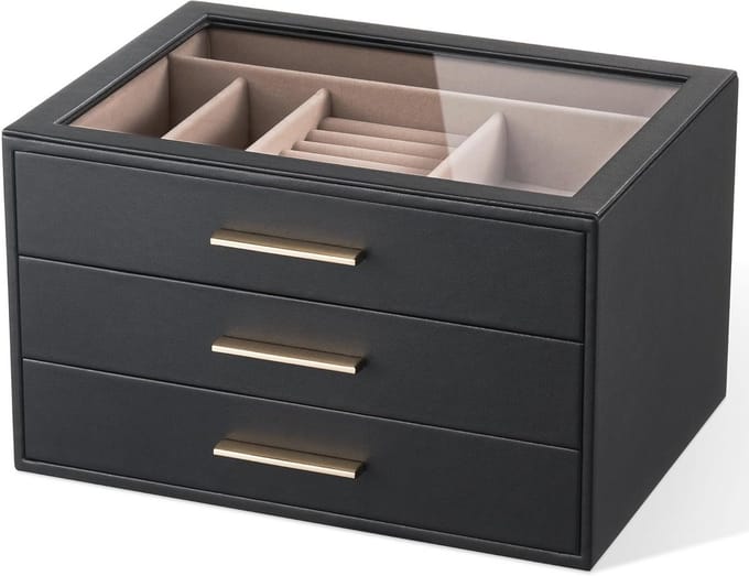 Sieradendoos Zwart voor Sieraden en Accessoires