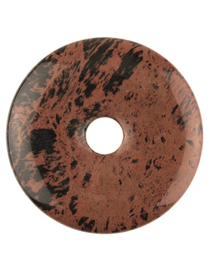 Obsidiaan mahonie donut 30 mm