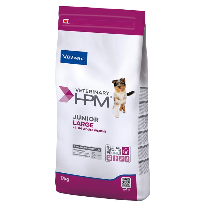Virbac Veterinary HPM Junior Dog Special Large - Dubbelpak: 2 x 12 kg