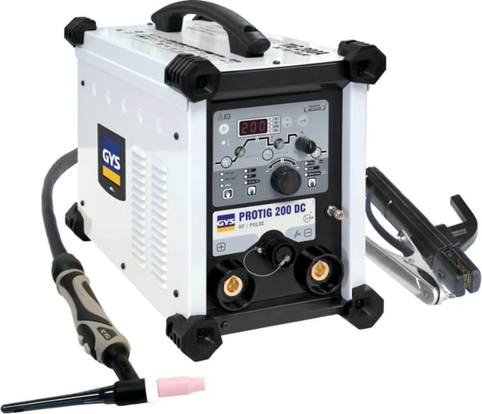 GYS PROTIG 200 DC HF Lasapparaat inclusief accessoires
