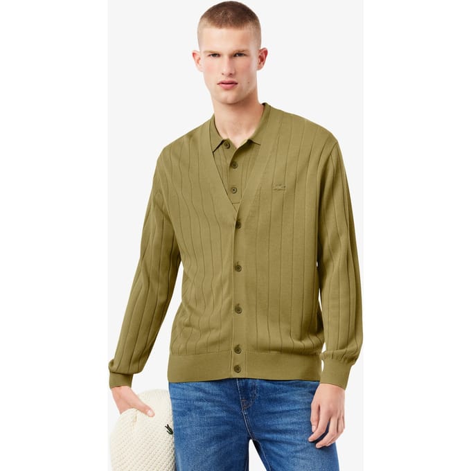 Lacoste Sweater Olive Größe: XXL | Cardigans Outlet | Herren | Grün