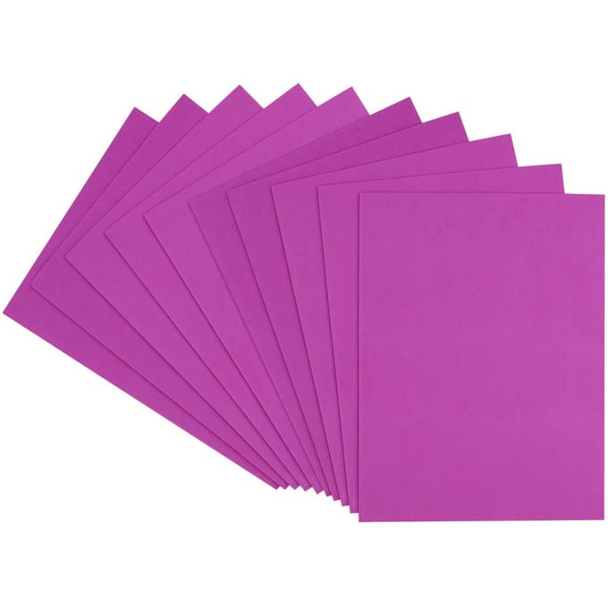 VBS Foam rubber, 2 mm, 10 stuks - Paars