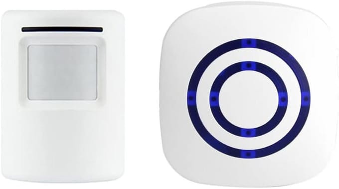 Draadloze Deurbel met Bewegingsmelder en Infrarood Sensor voor Huisbeveiliging