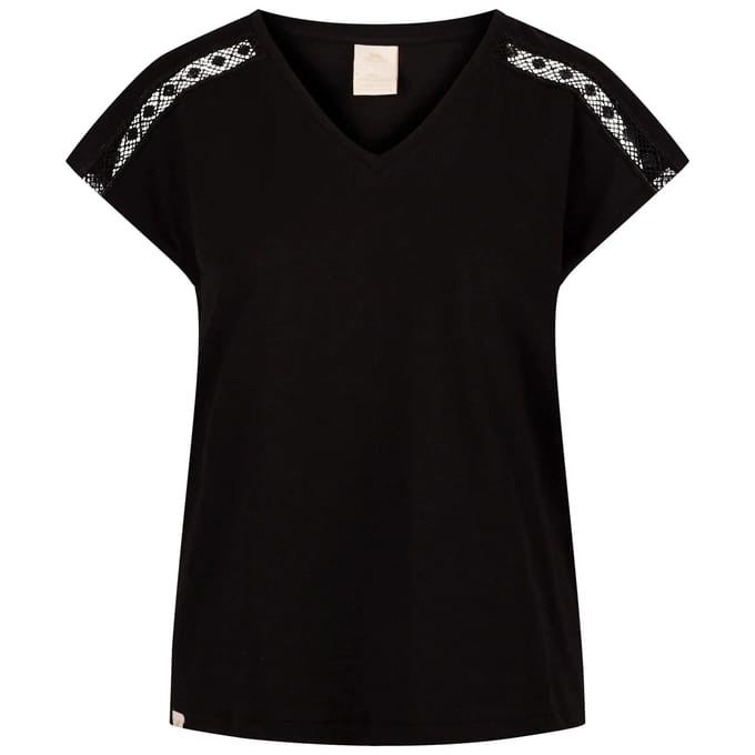 Dames-T-shirt met V-hals Trespass Willa