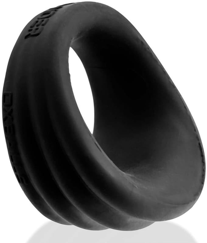 Hünkyjunk - Expander - Scoop-Style Cockring - Zwart