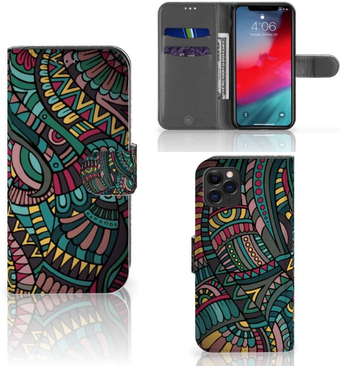Apple iPhone 11 Pro Telefoon Hoesje Aztec