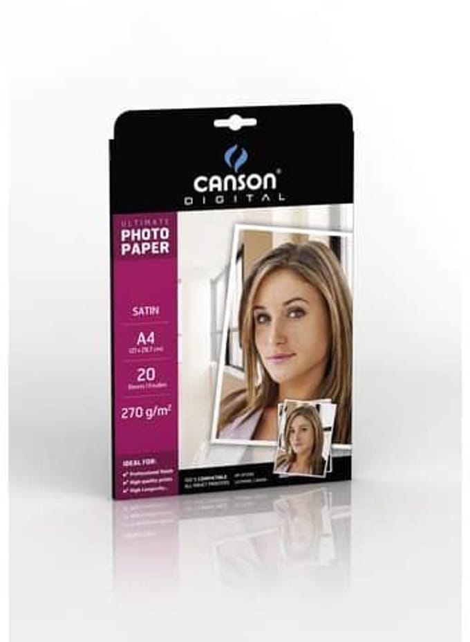 Canson C200004329 pak fotopapier A4 Wit Glans