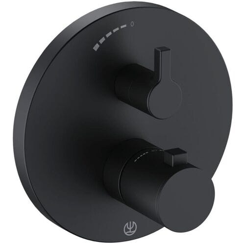 Kludi NOVA FONTE Puristic concealed thermostatic mixer with function unit 208350515