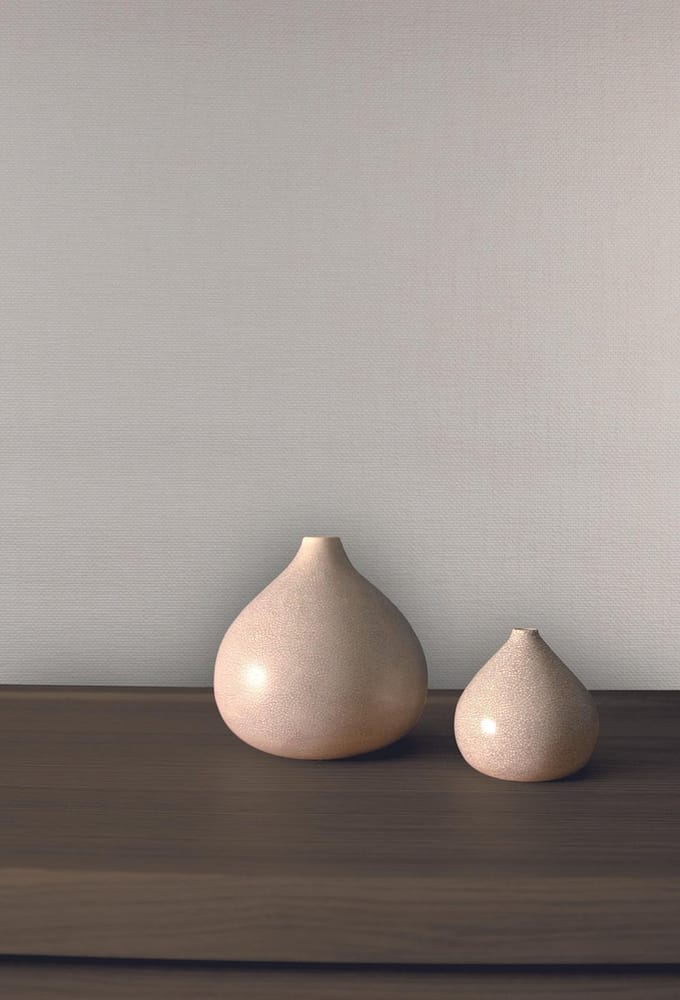 Dutch Wallcoverings Vliesbehang textiel - Creme