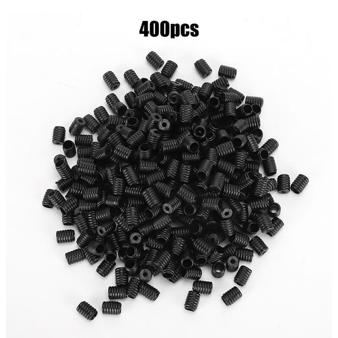 400 Stuks Verstelbare Elastische Koordgesp Multifunctionele Siliconen Mondkapje Koordstopper(Wit ) black