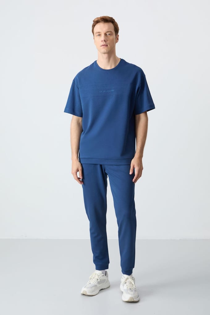 Heren Oversized T-shirt en Broek Set