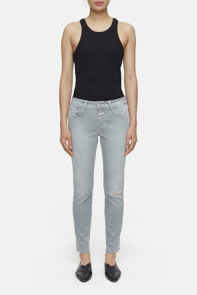 Closed Baker Jeans Light Grey Taglia: W30L34 | Pantaloni skinny Outlet | Donna | Grigio