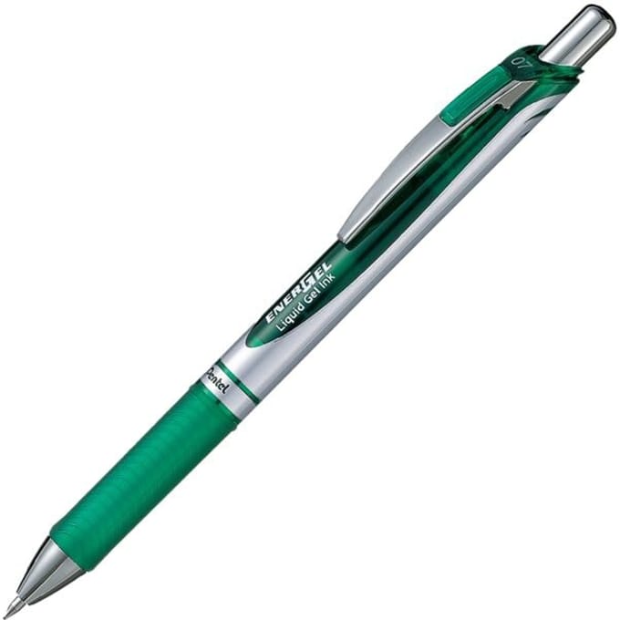 Pentel - Gelschrijver Energel BL77 groen 0.4mm