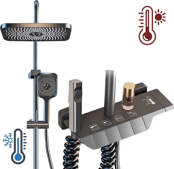 CRLYN® Regendouche Zonder Kraan - Doucheset
