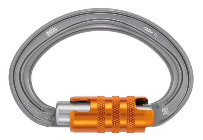 Petzl Omni Triact Lock halve maan karabiner