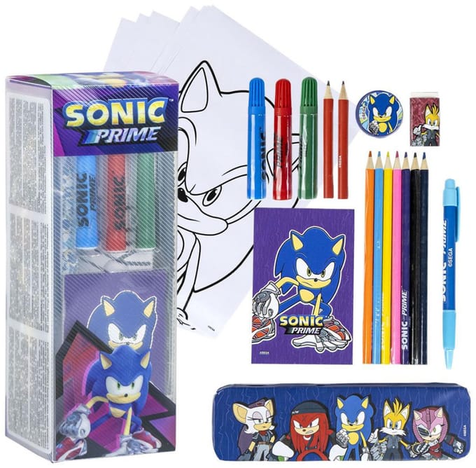 Sonic the Hedgehog schrijfwarenset