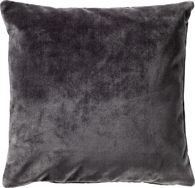 CELESTE | sierkussen 45x45 cm | Charcoal Gray | antraciet | Hoii | met duurzame kussenvulling