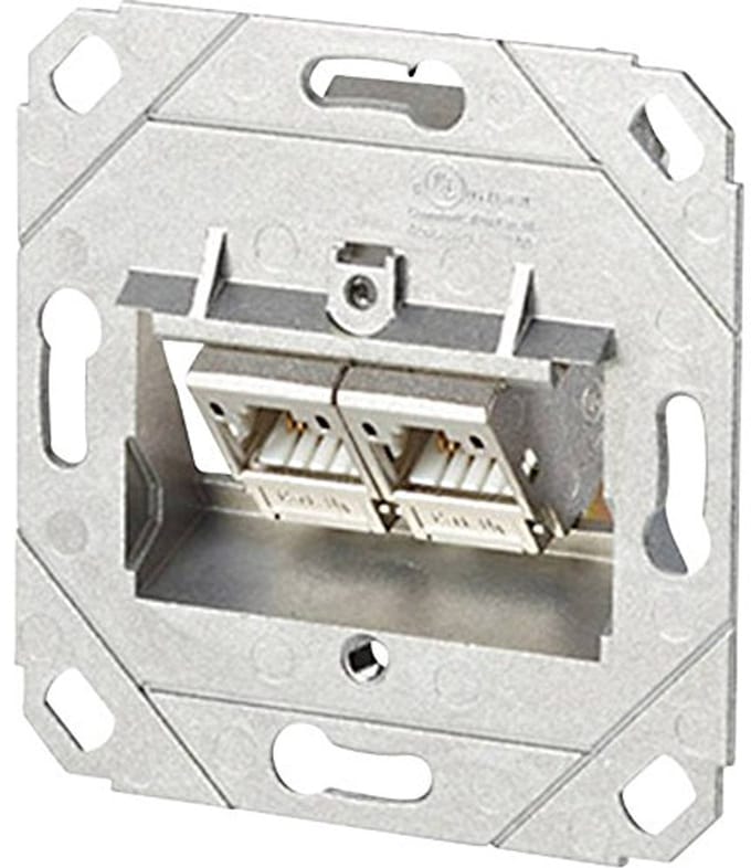 C6A-module dataslot met 2 poorten voor inbouw 270°