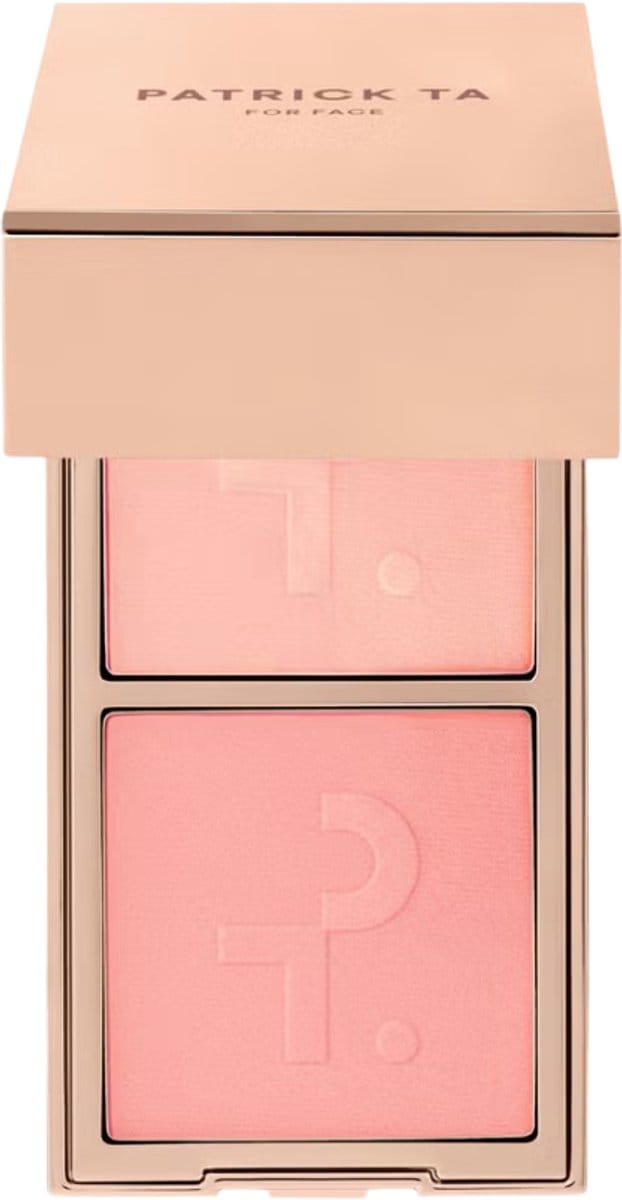 PATRICK TA Transition Blurring Blush Duo - Blush en Balm Duo - Shy at First