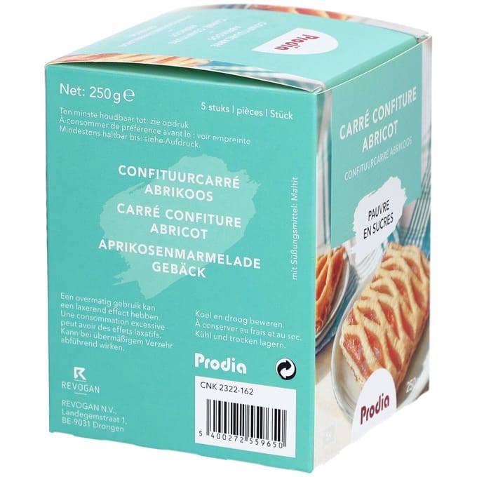 Prodia Confituurcarre Maltitol 250 Overige