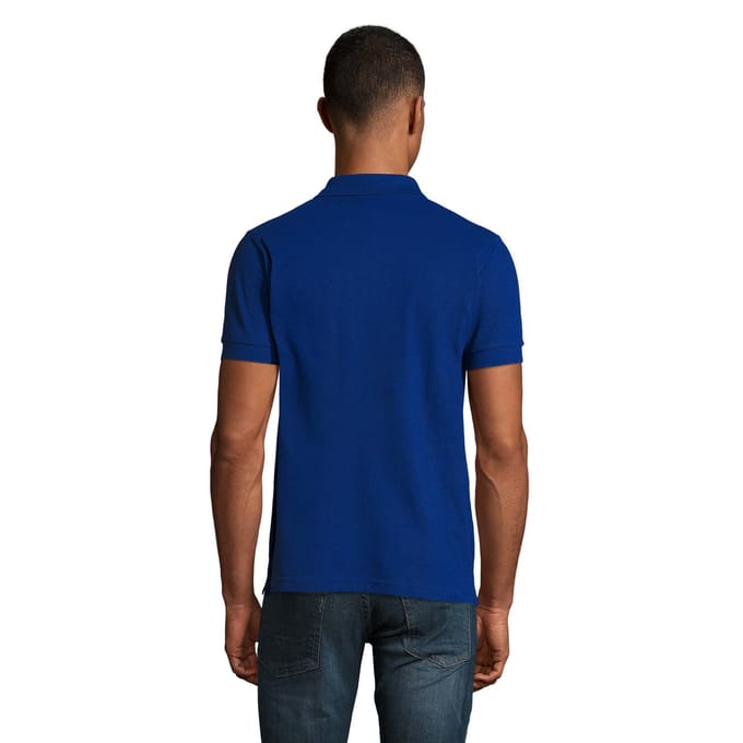 SOLS Heren Portland Poloshirt (Ultramarijn/Grijs)