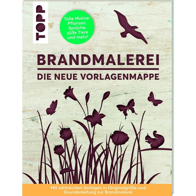 Boek "Brandmalerei - Die neue Vorlagenmappe"
