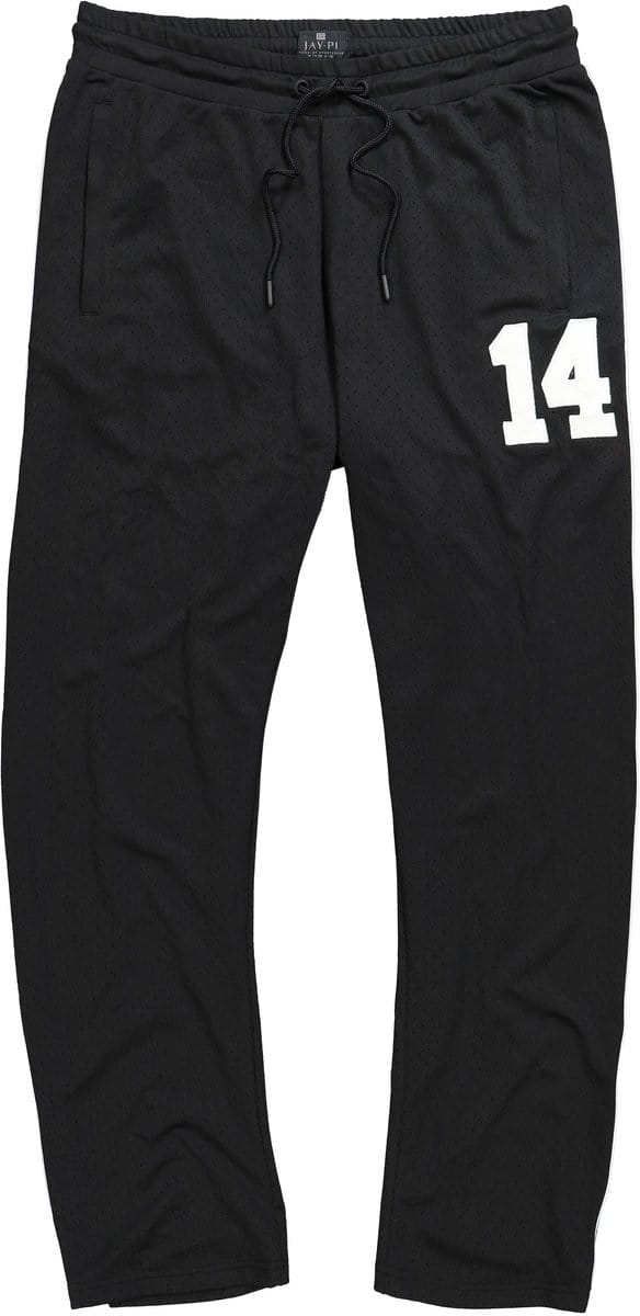 JAY-PI - Heren - Mesh-joggingbroek fitness Basic Fit - Zwart - Maat L