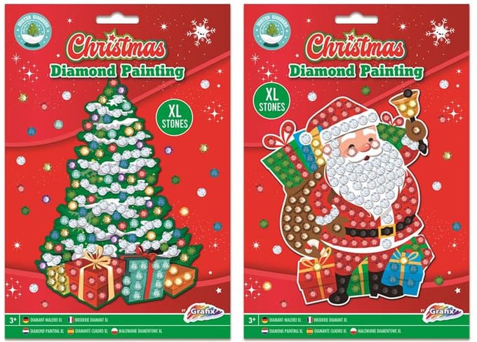 Grafix Kerst XL Diamond Painting A5 formaat