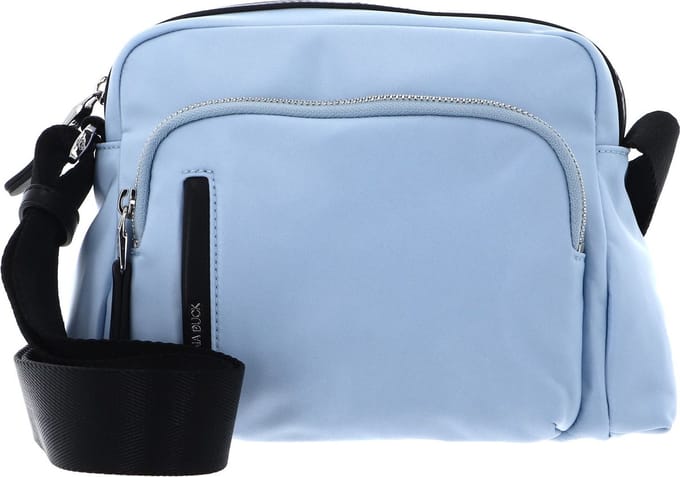 MANDARINA DUCK Schoudertas Hunter Crossover Bag Skyway & Black Lichtblauw