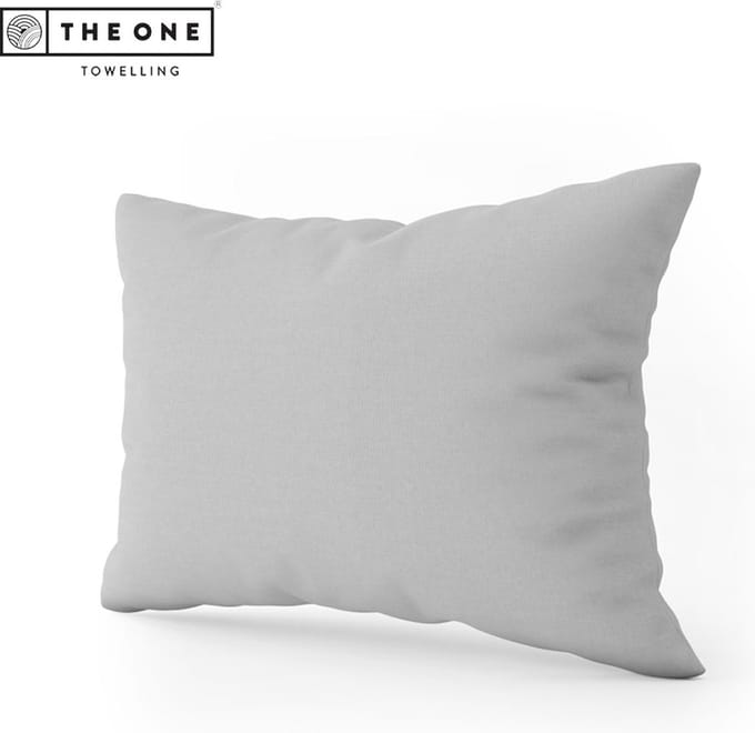 The One Bedding Kussensloop - 60 x 70 cm - Beddengoed - Katoen/Satijn - Lichtgrijs