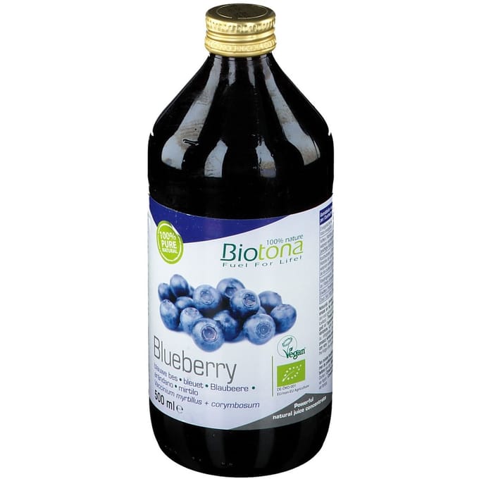 Biotona Supersappen Blueberry Vloeibaar - 500ml