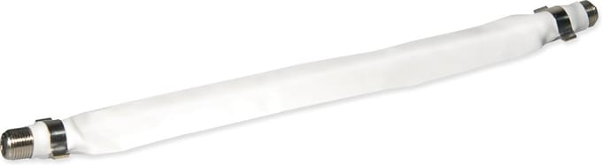 F (v) - F (v) deur/raam coax adapter / wit - 0,20 meter