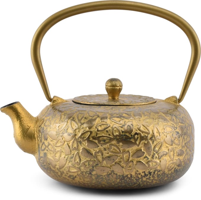 S|P Collection - Theepot Sencha - 88cl - leaves goud