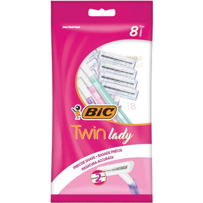 Bic Wegwerpscheermesjes Twin Lady - Sensitive - 8 Stuks