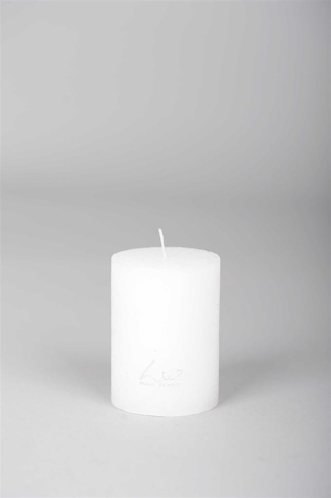 Rasteli Luz Your Senses Stomp Kaars Wit D 6 cm H 8 cm Voordeelaanbod Per 2 Stuks
