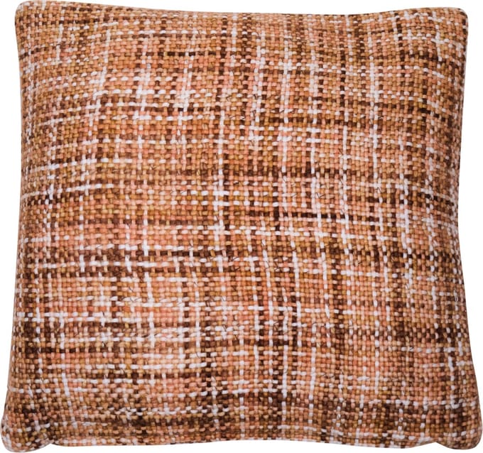 Yara kussen roze bruin 45x45cm