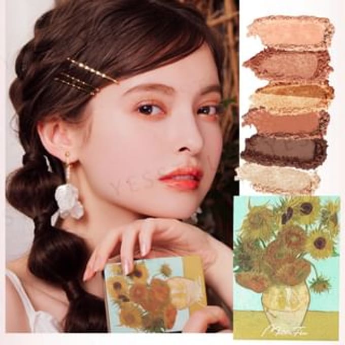 MilleFee - Van Gogh's Painting Eyeshadow Palette 11 Sunflowers 6g