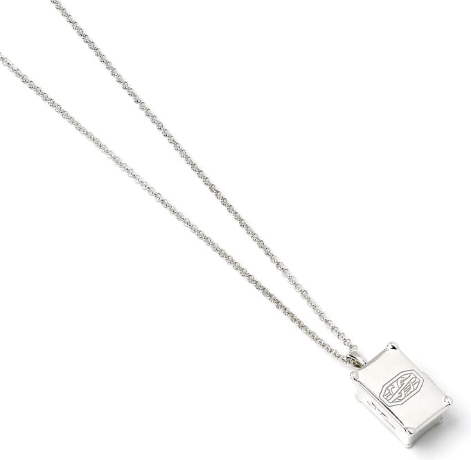 Fantastic Beasts Newt Scamandar Suitcase Locket with Niffler inside Pendant Necklace - Sterling Silver