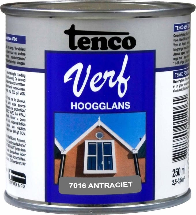 Tencoverf hg 7016 antraciet 0,25l