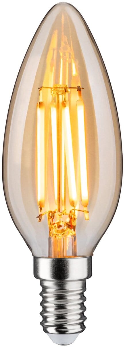 1879 Filament 230 V 3-Step-Dim LED kaars E14 3 Step Dim 450lm 4,9W 1800K dimbaar Goud