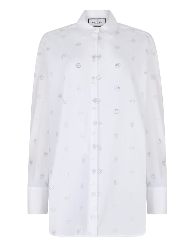 Regular Fit Shirt Monogram Crystal