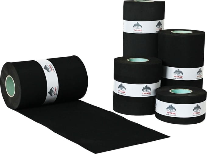 EPDM strook breedte 10cm dikte 1,00mm lengte 20 meter