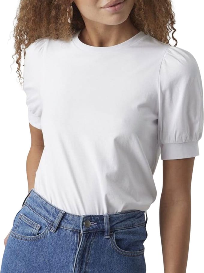 VERO MODA - AWKERRY 2/4 O-NECK TOP Dames T-shirt