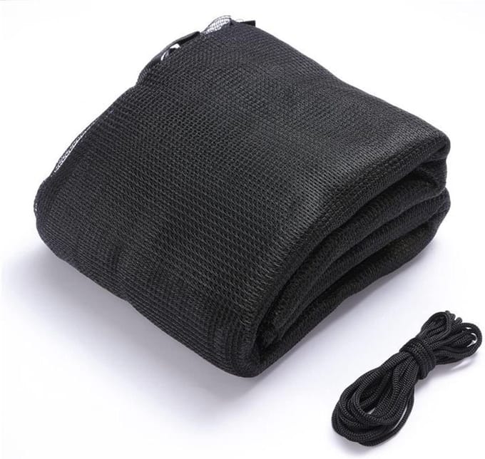 Trampoline Net - Veiligheidsnet - Veilig Springen - 12 Palen - 4.57 Meter - Zwart
