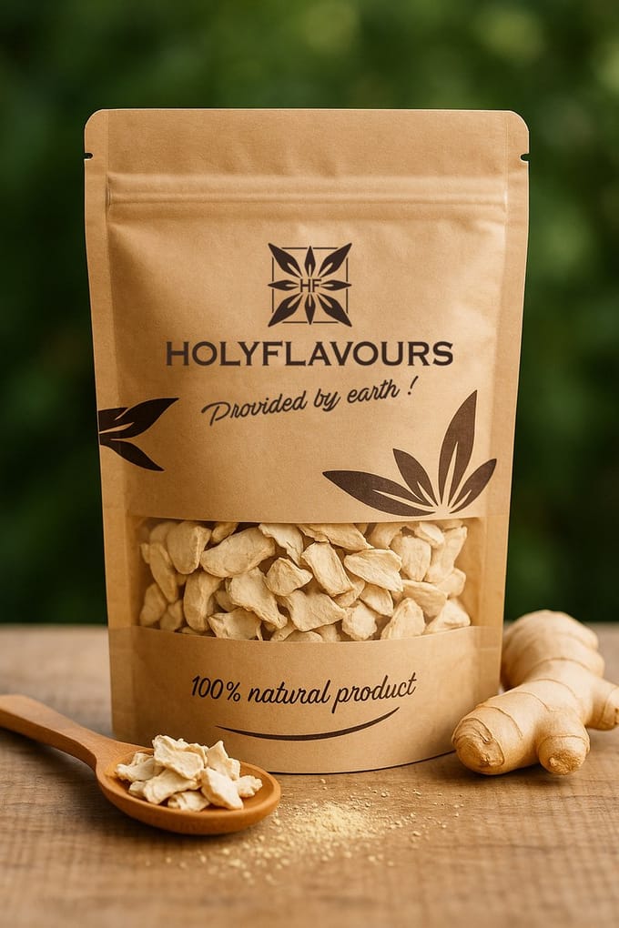 Gember Gesneden - 100 gram - Holyflavours