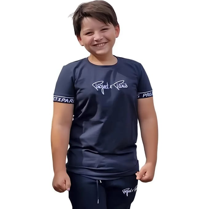 T-shirt met elastische banden voor kinderen Project X Paris
