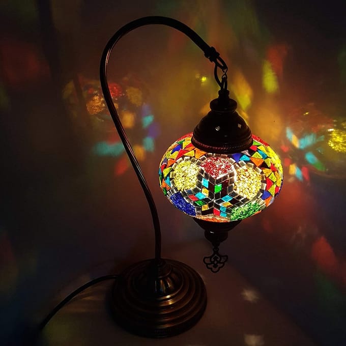 Turkse Lamp Marokkaanse Tafellamp Booglamp multicolor