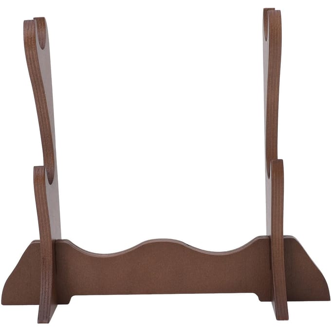 Support de bureau pour flûte Porte-présentoir Panneau stratifié 2 couches Rack de rangement pour flûte de bambou brown