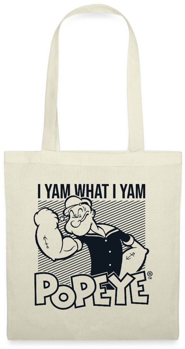 Popeye I Yam What I Yam Tas Van Stof Schoudertas