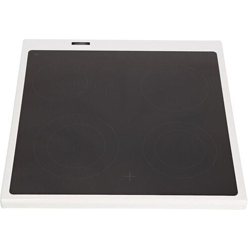 AEG glasplaat met kader, wit, 596x600mm 140114306685
